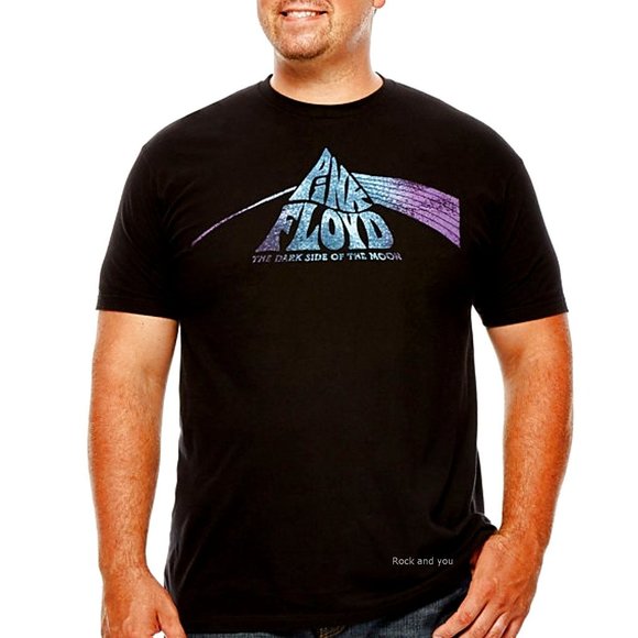 Pink Floyd Dark Side of the Moon progressive rock Official T-Shirt XLT NWT - Picture 1 of 2